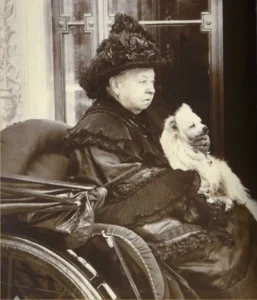 Queen Victoria mit ihrem Pomeranian