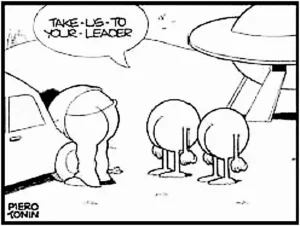 Take us to your leader!